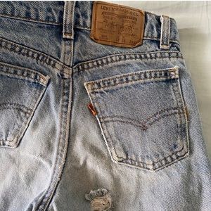 Levis 550 orange tab, vintage jeans.